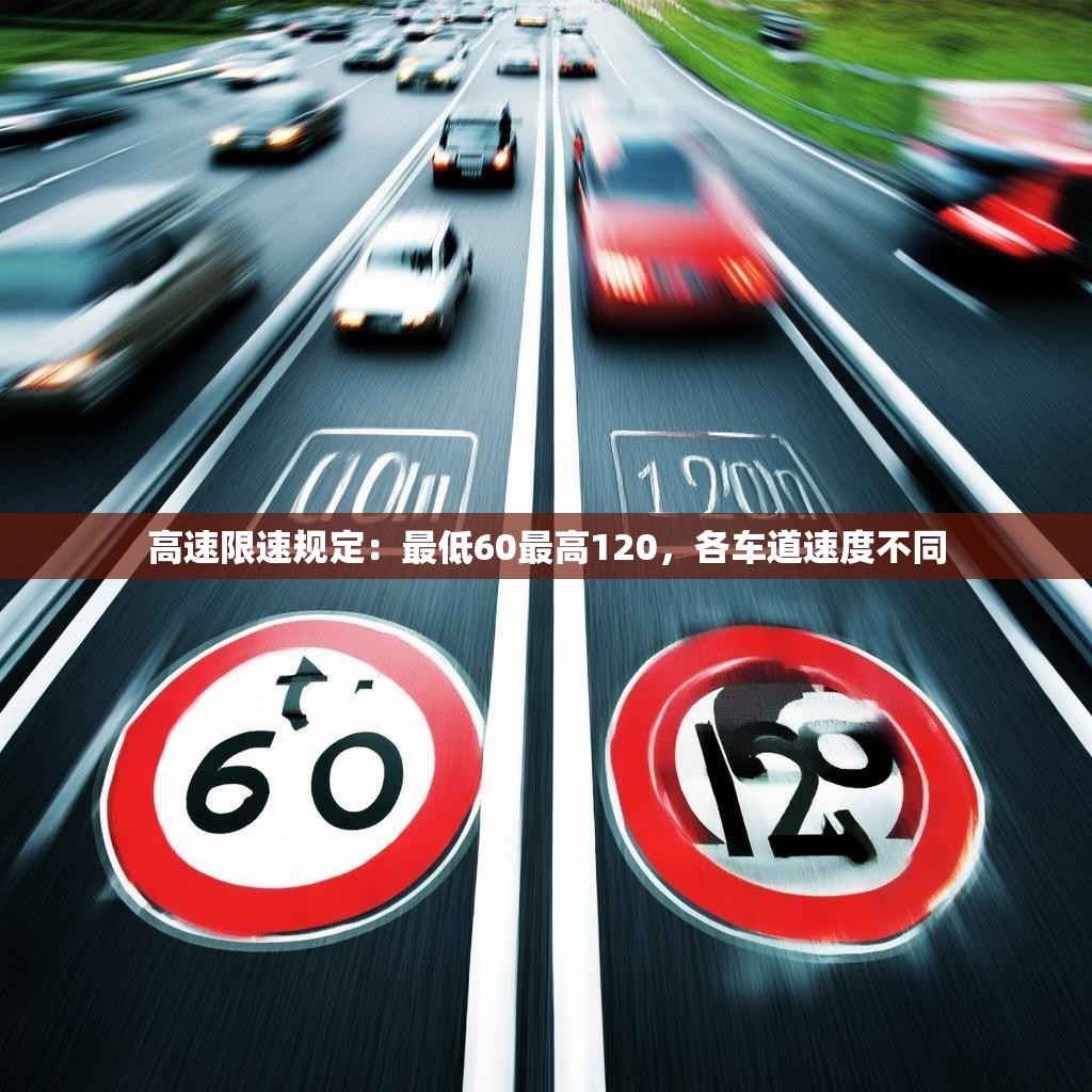 高速限速规定：最低60最高120，各车道速度不同